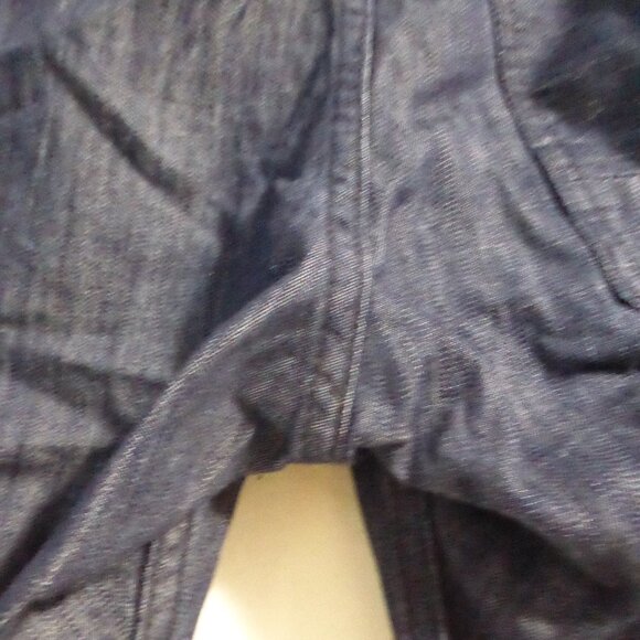 H&M | kids 12-13 years | Dark Blue Lightweight Pull-On Denim / Jean Shorts | NWT - Picture 15 of 16